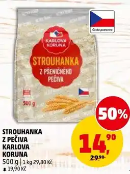 Penny Market Strouhanka z pečiva karlova koruna nabídka