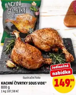Penny Market Kachní čtvrtky sous vide nabídka
