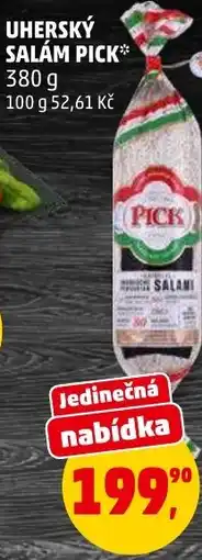 Penny Market Uherský salám pick nabídka