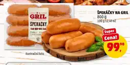 Penny Market Špekáčky na gril nabídka