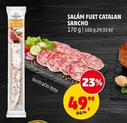 Penny Market Salám fuet catalan sancho nabídka