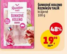 Penny Market Šunkové koleno řezníkův talíř krájené nabídka