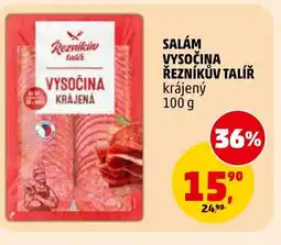 Penny Market Salám vysočina řezníkův talíř krájený nabídka