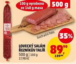 Penny Market Lovecký salám řezníkův talíř nabídka