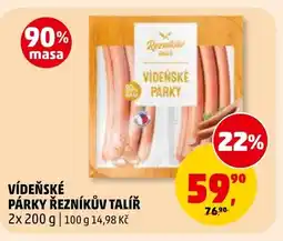 Penny Market Vídeňské párky řezníkův talíř nabídka