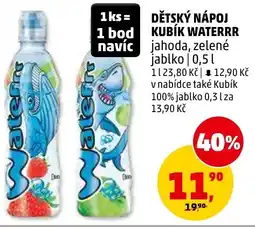 Penny Market Dětský nápoj kubík waterrr jahoda, zelené jablko nabídka