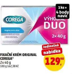 Penny Market Fixační krém original corega nabídka