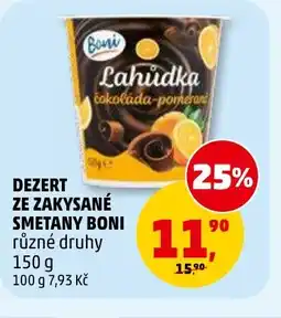 Penny Market Dezert ze zakysané smetany boni nabídka