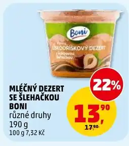 Penny Market Mléčný dezert se šlehačkou boni nabídka
