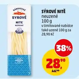 Penny Market Sýrové nitě neuzené nabídka