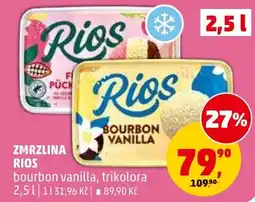 Penny Market Zmrzlina rios bourbon vanilla, trikolora nabídka