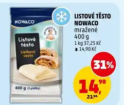 Penny Market Listové těsto nowaco nabídka