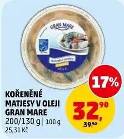 Penny Market Kořeněné matjesy v oleji gran mare nabídka