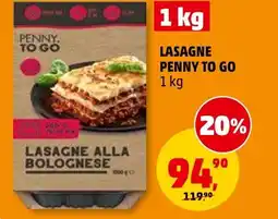 Penny Market Lasagne penny to go nabídka