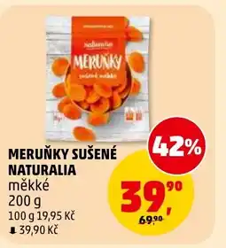 Penny Market Meruňky sušené naturalia měkké nabídka