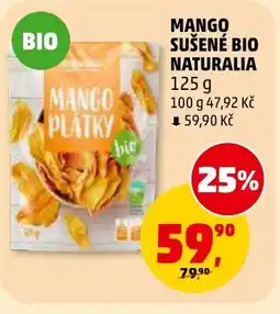Penny Market Mango sušené bio naturalia nabídka