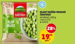 Penny Market Mladý hrášek mrazivá čerstvost nabídka