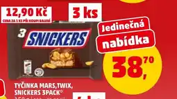 Penny Market Tyčinka mars, twix, snickers nabídka