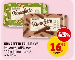 Penny Market Konafetto trubičky kakaové, oříškové nabídka