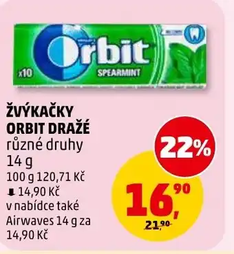 Penny Market Žvýkačky orbit dražé nabídka
