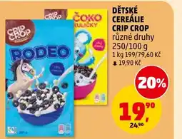 Penny Market Dětské cereálie crip crop nabídka