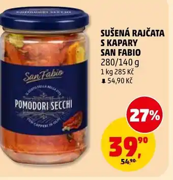 Penny Market Sušená rajčata s kapary san fabio nabídka