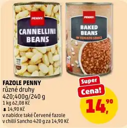 Penny Market Fazole penny nabídka