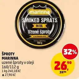 Penny Market Šproty marinna uzené šproty v oleji nabídka