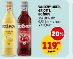 Penny Market Vaječný likér, griotte, božkov nabídka