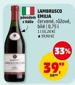 Penny Market Lambrusco emilia nabídka