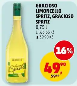 Penny Market Gracioso limoncello spritz, gracioso spritz nabídka