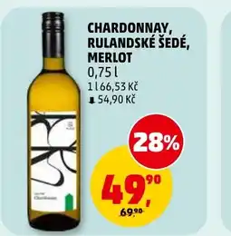 Penny Market Chardonnay, rulandské šedé, merlot nabídka