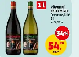 Penny Market Původní sklepmistr červené, bílé nabídka