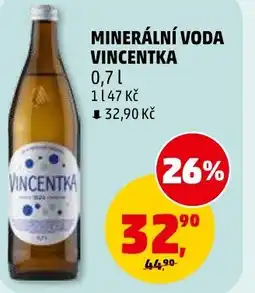 Penny Market Minerální voda vincentka nabídka