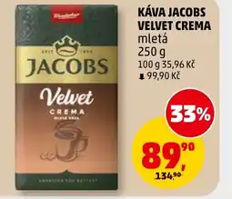 Penny Market Káva jacobs velvet crema mletá nabídka