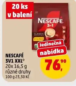Penny Market Nescafé 3v1 xxl nabídka