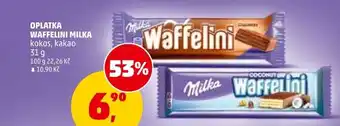 Penny Market Oplatka waffelini milka kokos, kakao nabídka