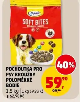 Penny Market Pochoutka pro psy kroužky poloměkké bodie nabídka