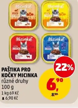 Penny Market Paštika pro kočky micinka nabídka
