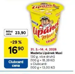 Tesco Lipánek nabídka