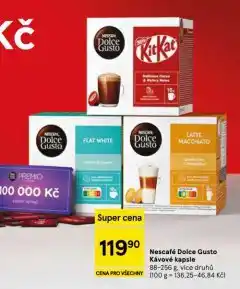 Tesco Kávové kapsle dolce gusto nabídka