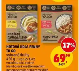 Penny Market HOTOVÁ JÍDLA PENNY TO GO vybrané druhy nabídka