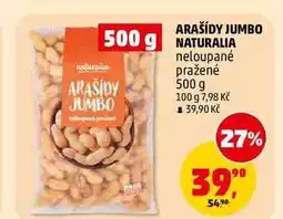 Penny Market ARAŠIDY JUMBO neloupané pražené nabídka