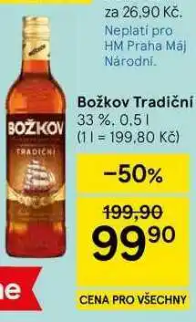 Tesco Božkov Tradiční 33% nabídka