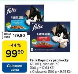 Tesco Felix Kapsičky pro kočky, 12× 85 g, více druhů nabídka