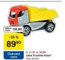 Tesco Lena Truckies Auto, vice druhů nabídka