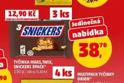 Penny Market TYČINKA MARS 3PACK, 150 g nabídka