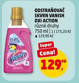 Penny Market Odstraňovač skvrn vanish oxi action nabídka
