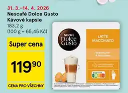 Tesco Nescafé Dolce Gusto kávové kapsle nabídka