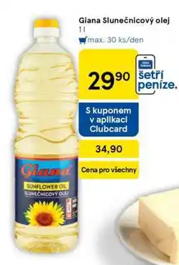 Tesco Giana Slunečnicový olej nabídka